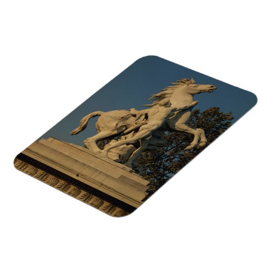 Nachbildung eines der beiden "Frühpferde" Magnet (Linke Seite)