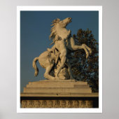 Nachbildung eines der beiden "Frühpferde" Poster (Vorne)