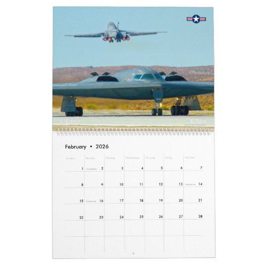 NACHBURNER! - US-Militärjets Kalender (Feb 2026)