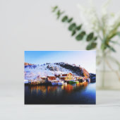 Nachdenken am Quidi Vidi See Postkarte (Stehend Vorderseite)