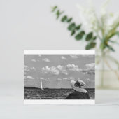nachdenklich postkarte (Stehend Vorderseite)