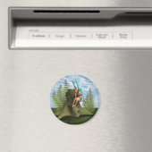Nachdenkliche Fee Magnet (In Situ (Geschirrspüler))