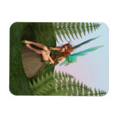 Nachdenkliche Fee Magnet (Horizontal)