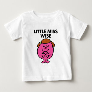 Nachdenkliche Kleine Miss Weise Baby T-shirt