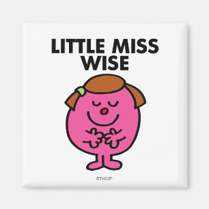 Nachdenkliche Kleine Miss Weise Magnet