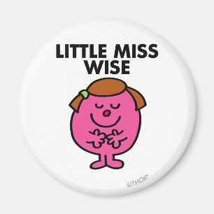 Nachdenkliche Kleine Miss Weise Magnet