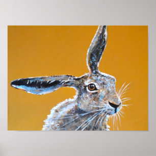 Nachdenkliches Haar Poster