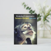 Nachdenkliches, lustiges Zitat Feiertagspostkarte (Stehend Vorderseite)