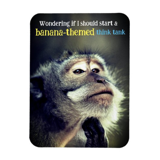 Nachdenkliches, lustiges Zitat Magnet (Vertikal)