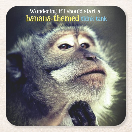 Nachdenkliches, lustiges Zitat Rechteckiger Pappuntersetzer (Vorderseite)