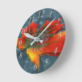 Nachdenkuhr Runde Wanduhr (Winkel)