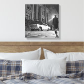 Nachdunkel Leinwanddruck (Insitu (Schlafzimmer))