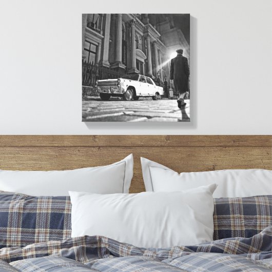 Nachdunkel Leinwanddruck (Insitu (Schlafzimmer))