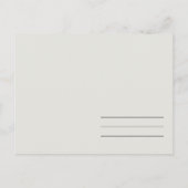 NACHFOLGENDE KACTUS-FLORALWASSERFARBE SAVE THE DAT ANKÜNDIGUNGSPOSTKARTE (Rückseite)