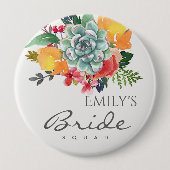 NACHFOLGREICH ANTLER BOHEMISCHE BRÜCKENQUADRATE BUTTON (Vorderseite)