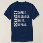 Nachforschen von Kaffee T-Shirt (Design vorne)
