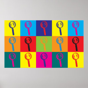 NachforschenPop-Kunst Poster