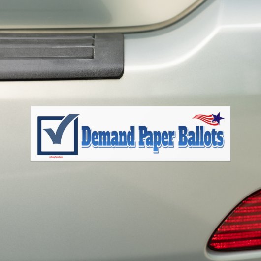 Nachfrage-konventionelle Stimmzettel Autoaufkleber (Auf Auto)