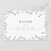 Nachfrage nach Blumenkohl-Brautparty Begleitkarte (Vorderseite)