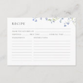 Nachfrage nach Blumenkohl-Brautparty Begleitkarte (Rückseite)