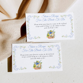 Nachfrage nach einem Rezept für das Brautparty Begleitkarte