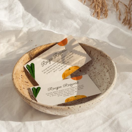 Nachfrage nach einem Rezept für das Brautparty Begleitkarte