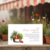 Nachfrage nach einem Rezept für das Brautparty Begleitkarte