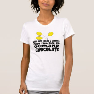 Nachfrage-Schokolade T-Shirt