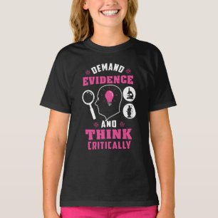Nachfrageergebnisse und kritisches Denken in Wisse T-Shirt