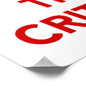 Nachfrageergebnisse und kritisches Denken Poster (Ecke)