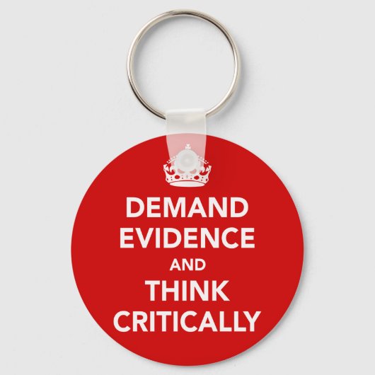 Nachfrageergebnisse und kritisches Denken Schlüsselanhänger (Vorderseite)