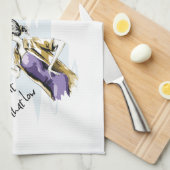 Nachfüllen, bevor es tief wird geschirrtuch (Viertel Falte)