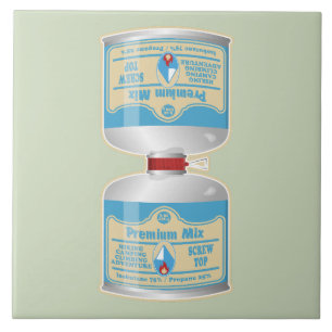 Nachfüllen von Gaskanistern für Lageröfen Fliese