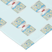 Nachfüllen von Gaskanistern für Lageröfen Kurzer Tischläufer (Ecke)