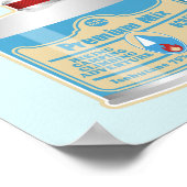 Nachfüllen von Gaskanistern für Lageröfen Poster (Ecke)