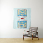 Nachfüllen von Gaskanistern für Lageröfen Wandteppich (Beispiel)