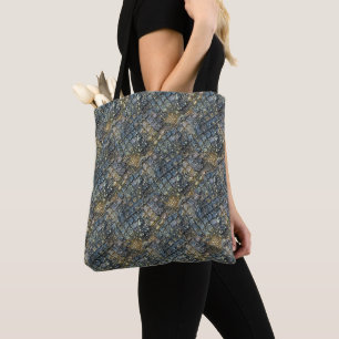 Nachgeahmte Krokodilhaut. Tierprint. Tasche