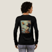 Nachgeschmack/Hummingvogel Tri-Blend Shirt (Voller Rückseite)