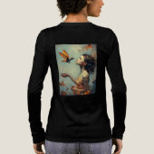 Nachgeschmack/Hummingvogel Tri-Blend Shirt (Rückseite)