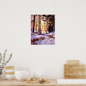 Nachglühen, berühmtes Gemälde von Joseph Farquhars Poster (Küche)