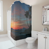 Nachglühen Duschvorhang (Beispiel)