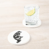 Nachglühen Getränkeuntersetzer (Seite)