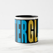 Nachglut-Tasse #3 Zweifarbige Tasse (Mittel)