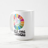 Nachhaltig gestylt: Ziele, Gnade und grünes Leben Kaffeetasse (Vorderseite Links)