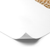 Nachhaltig Lifestyle-Öko | Kein Abfall Poster (Ecke)