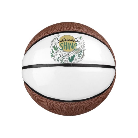 Nachhaltig Shine Mini Basketball (Vorderseite)