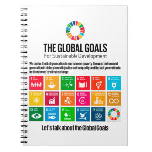 Nachhaltige Entwicklungsziele 2030 UN-Agenda Notizblock