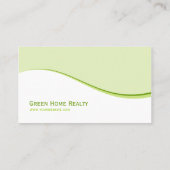 Nachhaltige Geschäftskarte der wirklichen Visitenkarte (Rückseite)