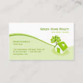 Nachhaltige Geschäftskarte der wirklichen Visitenkarte (Vorderseite)