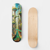 "Nachhaltige Höhen" Skateboard (Vorderseite)